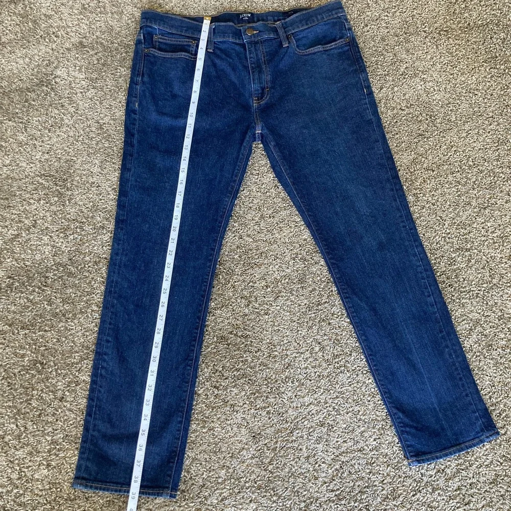 J. Crew Men's Deep Blue Straight Jeans